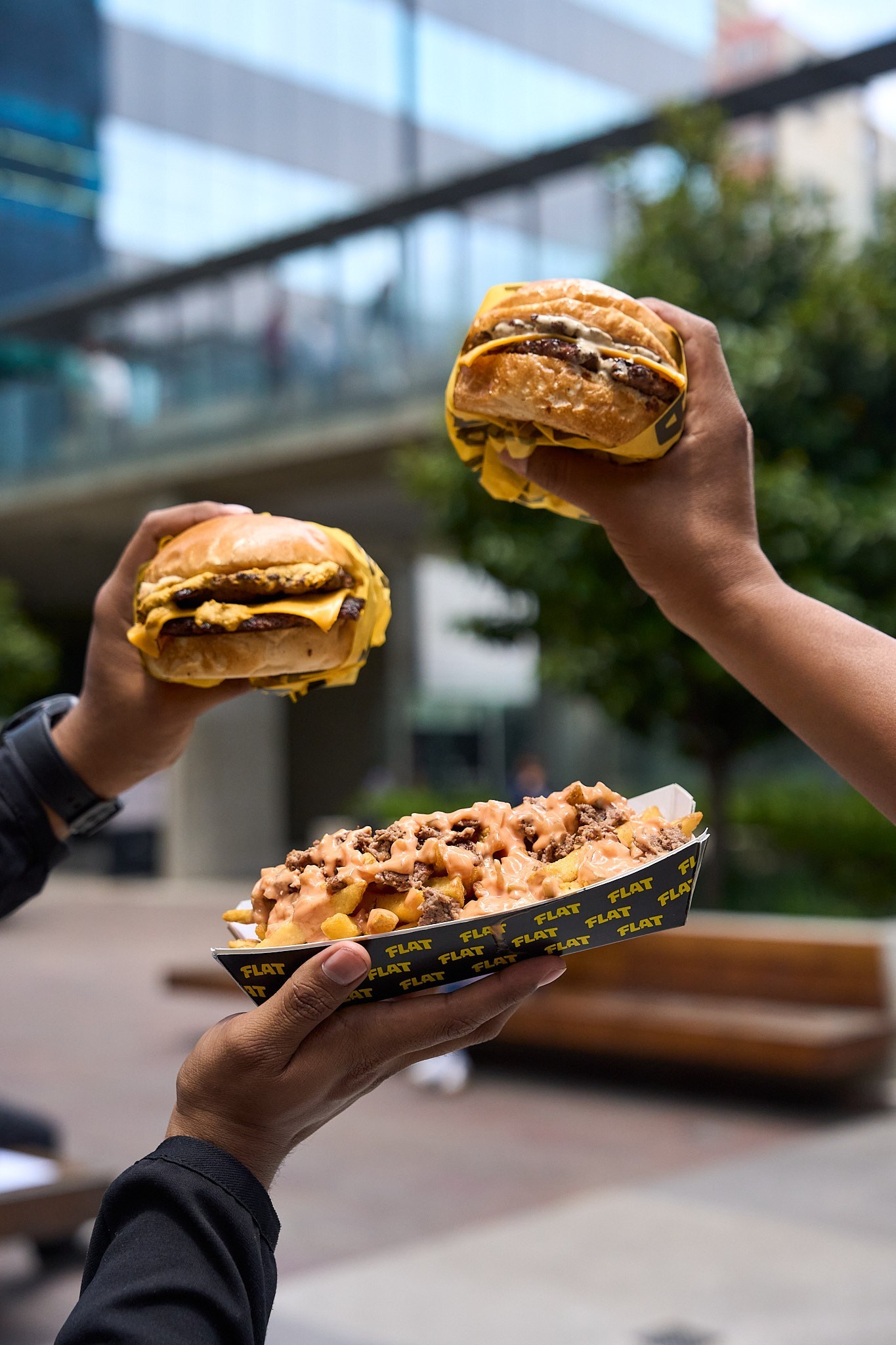 Hamburguesa Flat